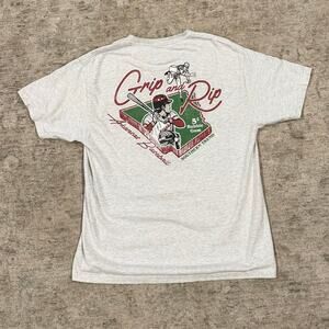 Arkansas Baseball Bubble Gum Shirt Size M